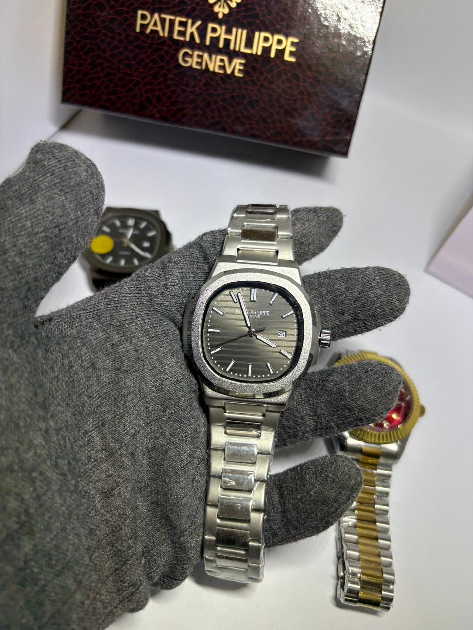 Patek Philippe Watch⌚ : Heavyweight Stainless-Steel Watch. ⌚✨