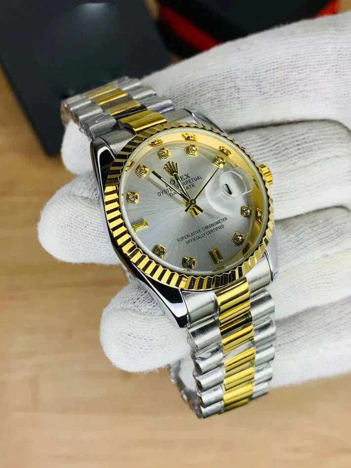 Rolex Watch⌚ : Heavyweight Stainless-Steel Watch. ⌚✨